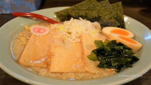 新松戸「山勝 角ふじ 総本店」 のラーメンはこってりで濃厚でした！