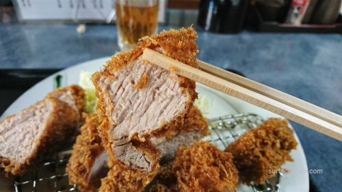 新松戸「港や」豚カツ専門店のヒレカツ定食が美味しい！